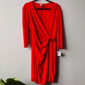 Tangerine Anne Klein Dress